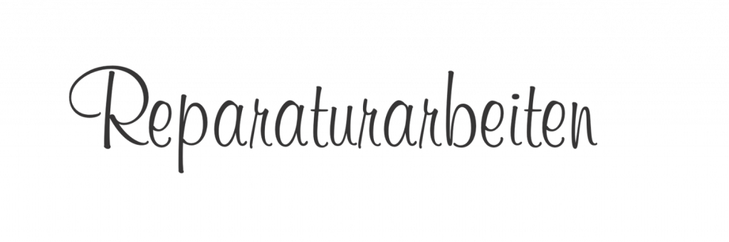 Banner-Reparaturarbeiten